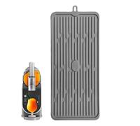 Tapis de machine à café - Tapis de rétention des déversements en silicone | Plateau d'égouttement compact, tapis antidérapant portable, tapis durable sous cafetière pour café, restaurant, salle de