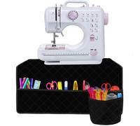 Tapis de machine à coudre pour table avec poches Le noir