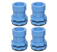 Tapis de machine à laver - 4 pièces - Coussin anti-vibration réglable - Niveau D - Coussin d'amortissement des vibrations avec poignée lourde de réservoir - Support anti-vibration pour machine à laver