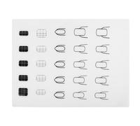 Tapis de Manucure en Silicone pour Nail Art, Mélange de Couleurs | Accessoire Souple pour Salon, Usage Diy, Format Pratique, Outil Polyvalent pour Manucure Créative