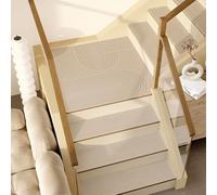 Tapis de marche d'escalier acoustique antidérapant Ilat pour escaliers Forte adhérence Tapis de marche adapté aux animaux domestiques Tapis d'escalier antidérapant