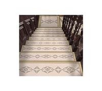 Tapis de marche d'escalier antidérapants - Tapis en cuir synthétique - Adhésif doux et confortable - 25,4 x 76,2 cm - Solution de sécurité d'escalier durable et élégante