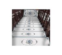 Tapis de marche d'escalier antidérapants - Tapis en cuir synthétique - Adhésif doux et confortable - 25,4 x 76,2 cm - Solution de sécurité d'escalier durable et élégante