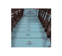 Tapis de marche d'escalier antidérapants - Tapis en cuir synthétique - Adhésif doux et confortable - 25,4 x 76,2 cm - Solution de sécurité d'escalier durable et élégante