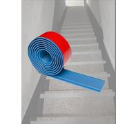 Tapis de marche en caoutchouc auto-adhésifs, tapis antidérapants for carreaux de céramique d'extérieur, bandes antidérapantes for escaliers, escaliers mécaniques(Blue,8cm x 32.8ft)