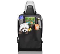 MyHappyRide Organiseur de siège de voiture imperméable avec compartiment pour iPad/tablette et poches - Protection anti-coups de pieds des enfants - Ajustement universel (Avec des poches, 1 pièce)