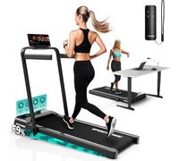 Tapis de Marche Pliable Inclinable - Tapis de Course Silencieux avec Télécommande - Walking Pad Compact pour Sport à la Maison & Bureau