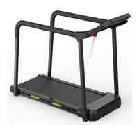 Tapis de marche pour seniors, grand écran LCD, barre d'appui longue pour un meilleur équilibre