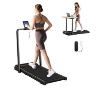 Tapis de marche - SPORTNOW - 2 en 1 - pliable Inclinaison de 4% 6KM/H - moteur 2,0 HP, télécommande, écran LED - 109x48x100cm -