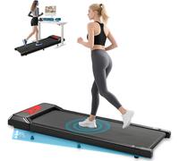 Tapis De Marche, Tapis De Course Pliable Motorise Walking Pad Electrique Silencieux Inclinable Tapis Roulant 2-6km/H Avec Affichage Led Treadmill Compact Pour La Maison Et Le Bureau