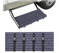 Tapis de Marchepied pour Camping-Car,Antidérapant Tapis de Sol pour Camping-Car,Universel,Réglable,Bleu-Gris