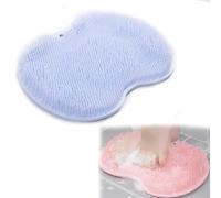 Tapis de massage antidérapant en silicone, coussinets de massage multifonctionnels, masseur de pieds et brosse pour le dos, améliore la circulation des pieds et apaise les pieds fatigués (bleu)