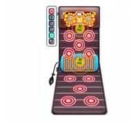Tapis de massage Comfier Matelas de massage chauffant complet du corps avec 20 têtes de massage Shiatsu pour le cou et le pétrissage du cou, du cou et du dos, tapis de massage de relaxation musculaire