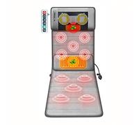 Tapis de Massage Comfier Matelas de Massage Chauffant Tout Le Corps avec 20 Têtes de Massage Shiatsu Cou Massage, Massage Pétrissage du cou et du dos, Relaxation des muscles du mollet lombaire Massage