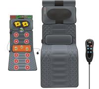 Tapis De Massage Complet Avec Chaleur, Matelas De Massage Lombaire À Compression Chaude Avec 9 Modes,Matelas De Massage Chauffant Pour Tout Le Corps,coussin Chauffant Pliable Pour Soulager La Doule