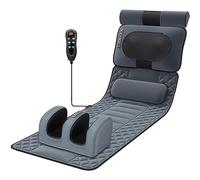 Tapis De Massage Complet du Corps avec Fonction De Chauffage 20 Têtes De Massage du Cou, Masseur De Pieds Tapis De Massage Vibrant Complet du Corps 9 Massages À Engrenages / 3 Modes Chronographiques
