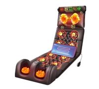 Tapis De Massage Complet Du Corps, Surmatelas De Massage Vibrant | Tapis de massage chauffant et vibrant avec 10 moteurs, 20 têtes de massage Shiatsu pour la nuque et 9 modes de massage