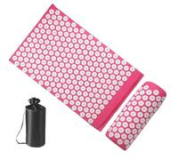 Tapis de massage complet du corps - Tapis de pression avec oreiller de massage, ensemble de tapis de massage, accessoires de médiation pour l'inconfort du cou et du dos, relaxation musculaire,