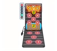 Tapis de massage confortables Matelas de massage chauffant intégral avec têtes de massage Shiatsu à 20 cols pour le cou et le dos, relaxation des muscles lombaires Massage complet du corps WH Warm as