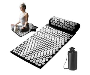 Tapis De Massage Corporel - Éponge ABS Coton 65x41cm 540g | Tapiss À Pointes | Tapis Dorsal À Pression Pour Thérapie D'acupression, Relaxation Musculaire, Soulagement Du Stress, Pratique Du Yoga,