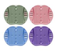 Tapis de massage des pieds, coussin de point de pression, tapis de réflexologie, design ergonomique en TPE, stimule, outil de relaxation à la maison, massage de santé quotidien, 30,5 x 25,4 cm