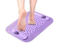 Tapis de massage des pieds, coussin de pression de réflexologie, design à 5 zones avec double piste de balle, stimulateur musculaire des jambes pour femme, homme, gym à domicile, récupération de la