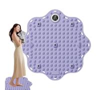 Tapis de massage des pieds, outil de massage portable pour la marche intelligente, tapis de massage en particules TPE pour les pieds intégrés avec 5 aimants, pour marcher et rester assis longtemps