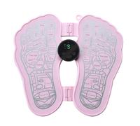 Tapis de Massage des Pieds Portable pour Relaxation Plantaire | ABS Rose, Format Compact, Usage à Domicile, Soulage Tension et Fatigue, pour Pieds et Plantes avec Stimulation Électrique