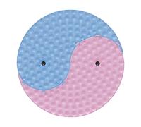 Tapis de massage des pieds - Tapis anti-stress pour les pieds, tapis doux rembourré | Coussin de points de pression en forme de Tai Chi, coussin de soulagement du pied épaissi, grand