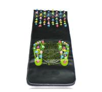 Tapis de massage des pieds - Tapis d'acupression imperméable pour pieds | Tapis de passerelle | Relaxez la pierre du pied pour masser | Tapis pliable de massage des pieds de yoga