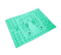 Tapis De Massage des Pieds, Tapis De Massage des Pieds Magnétique D'acupression Shiatsu Réflexologie, Tapis De Magnétite De Massage des Pieds Tapis De Massage des Pieds D'acupression(vert)