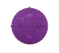 Tapis de massage des pieds - Tapis épais et rond pour soulager la douleur | Coussin de massage des pieds pliable | Tapis d'acupression pour la pression des pieds | Tapis de yoga antidérapant | A