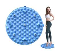 Tapis De Massage Des Points Des Pieds | Nettoyage Facile Ergonomique,Tapis Rond De Massage Pieds Pour La Marche,pour Chambre Salle de Bain Salon Personnes Assises Longtemps Personnes Âgées Femmes