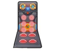 Tapis de massage électrique pour tout le corps, avec coussin chauffant à moteurs vibrants, coussin de massage corporel pour le cou, les épaules, la taille et le dos, matelas de massage shiatsu po