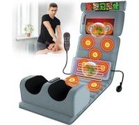 Tapis de massage intégral de thermothérapie pour le soulagement de la douleur et la circulation sanguine, Modes de massage personnalisables - MASERKO