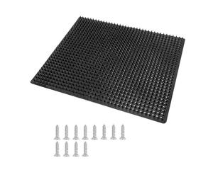 Tapis de massage pour bétail - Panneau en piliers souples pour les vaches - Outil de grattage mural avec texture flexible - Coussin confortable pour les animaux - Favorise la propreté et la détente