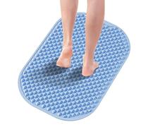 Tapis de massage pour les pieds - Tapis de marche portable avec prise en main facile, coussin, accessoire de relaxation, tapis de réflexologie pour yoga, méditation, soulagement du stress, fatigue