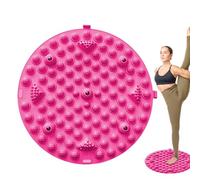 Tapis de massage pour pieds - Accessoire ergonomique antidérapant pour jeux | Tapis rond pour marche massante, pour adultes assis pendant un long séjour, une chambre de bain dortoir