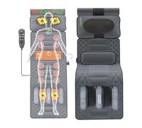 Tapis de Massage thermique du corps complet - matelas de Massage vibrant de 20 têtes - fauteuil de Massage chauffé électrique multifonctionnel - soulage les maux de dos (Co