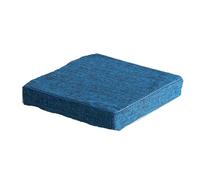 Tapis de méditation sol Futon, 1 pièce, coussin siège Tatami, chaise carré Coussin rond de méditation(Blue,45x45 thickness5cm)