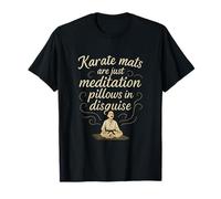 Tapis de méditation Zen Karaté avec motif amusant d'arts martiaux T-Shirt