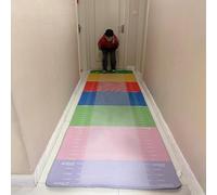 Tapis de mesure de saut long - Tapis de corde à sauter portable pour une mesure précise de la distance - Idéal pour la salle de sport à domicile et l'entraînement sportif