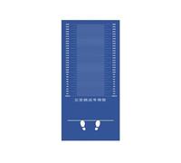 Tapis de mesure pour saut en longueur, Tapis de mesure saut en longueur, entraînement au cordage multicolore 2,5-3,5x0,9m(Blue,2.5x0.9m/98.43x35.43in)