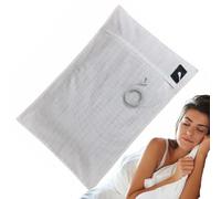 Tapis de Mise à la Terre Tapis conducteur argenté avec Fil de Mise à la Terre 180 Pouces Drap lit Respirant Pliable pour Un Meilleur Sommeil 20x30 Pouces - Drap lit