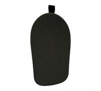 Tapis de mixage coulissant 34 x 20 cm Double design pour un déplacement | Mélange de caoutchouc et de polyester durable, inodore, résistant au vieillissement, couleur noire, protège les surfaces de