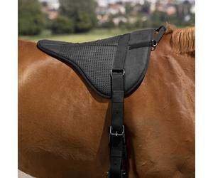 Tapis de monte à cru en silicone pour cheval Norton Noir Full