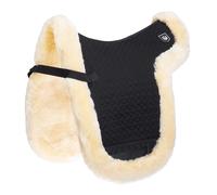 Tapis de monte à cru pour cheval Werner Christ Horse Standard D Vollrand Satteldecke Noir Full