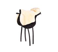 Tapis de monte à cru super soft pour cheval QHP Noir Poney