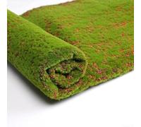 Tapis de mousse artificielle pour décoration murale, 1 x 2 m, fausse plante verte pour magasin, terrasse et projets de bricolage, café, rouge ou vert