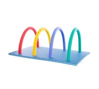 Tapis de natation avec trous pour frits Softee Bleu 100x50x3 cm